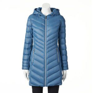 Women's B By Bernardo Hooded Packable Down Jacket